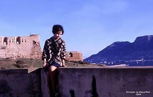 MERS EL KEBIR F LA TERRASSE AU VIEUX PORT 1964